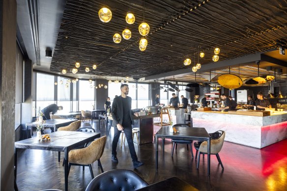 Vue’s interior has undergone a refresh. But the 55th-floor views are as good as ever.
