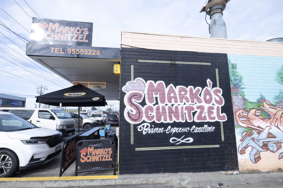 Marko’s Schnitzel in Moorabbin.