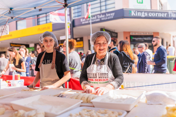 The Ferragosto festival in Five Dock is expected to attract up to 120,000 people on Sunday.