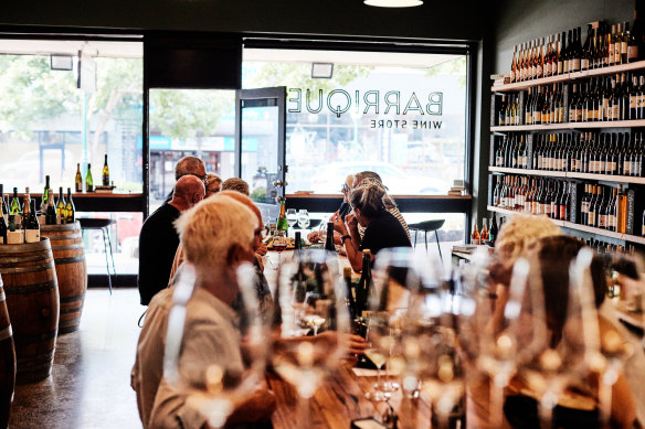 You can sip something from the shelves at Barrique Wine Store in Healesville.