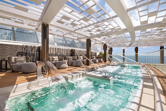The Aquamar Terrace is hidden away and peaceful.