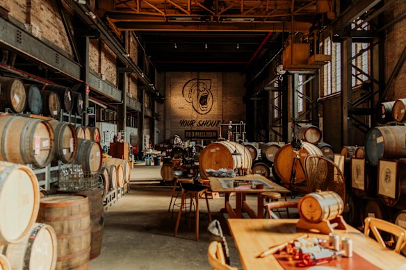 The Red Mill Rum distillery in Rozelle.