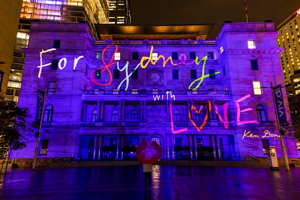 Glowing nights are the heart of Vivid, with the Light Walk stretching eight kilometres from the Sydney Opera House to Central Station.