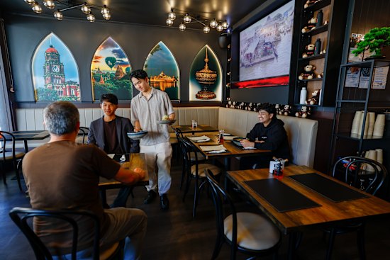 Inside the Box Hill North restaurant.