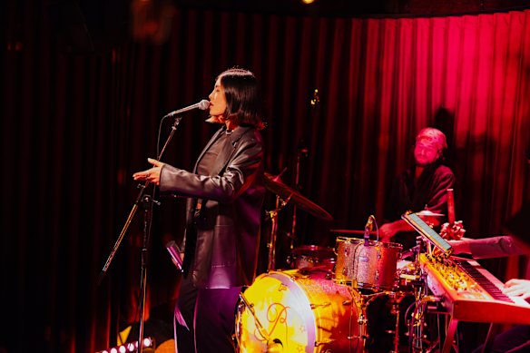 Live music creates a vibe in the sunken room.