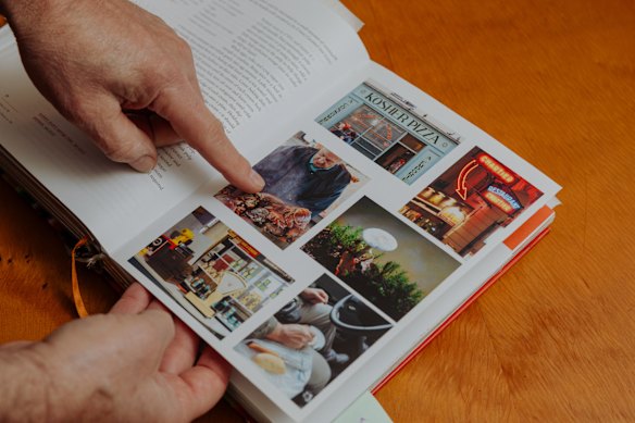 Alex Barthel replaced some of the original photos to show the development of his daughter's taste buds.