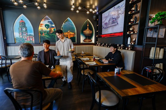 Inside the Box Hill North restaurant.