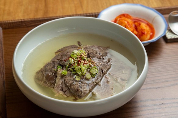 Sogumm’s gomtang soup.