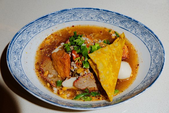 Sukhothai rice noodles are back on the menu at Chat Thai.
