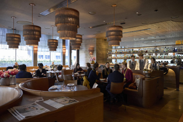 Inside Lillian Brasserie.
