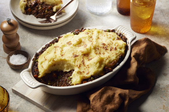 Adam Liaw’s shepherds’ pie.