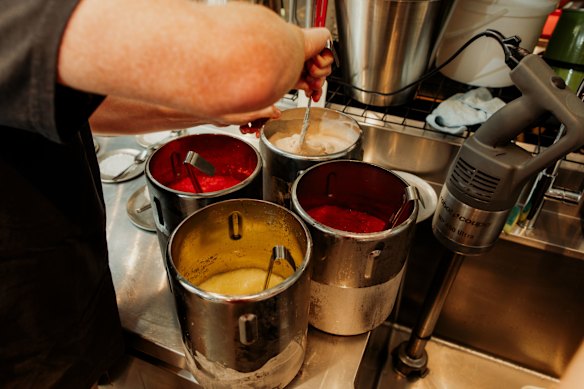 Mapo’s granitas are made fresh daily.