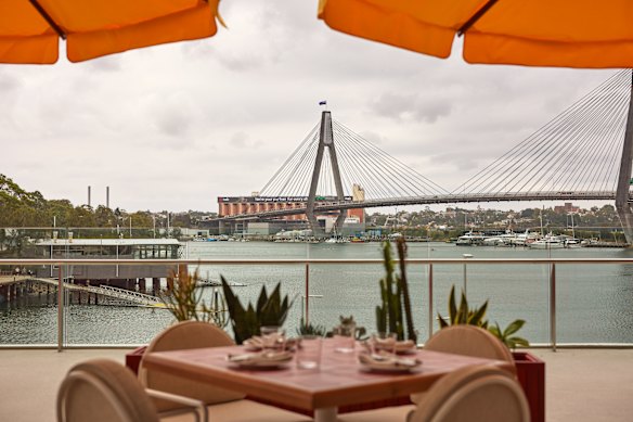 A vista do novo restaurante turco de frutos do mar Hamsi, no The Sydney Fish Markets.