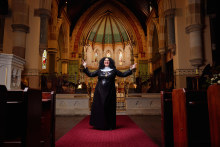 Casey Donovan stars in Sister Act: The Musical.