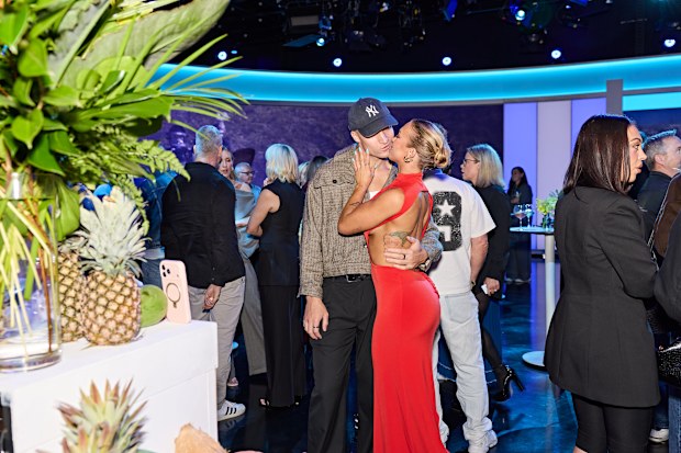 Tammy Hembrow cosies up to boyfriend Grayson Te Moana at the Shark! launch event in Sydney May 2026.