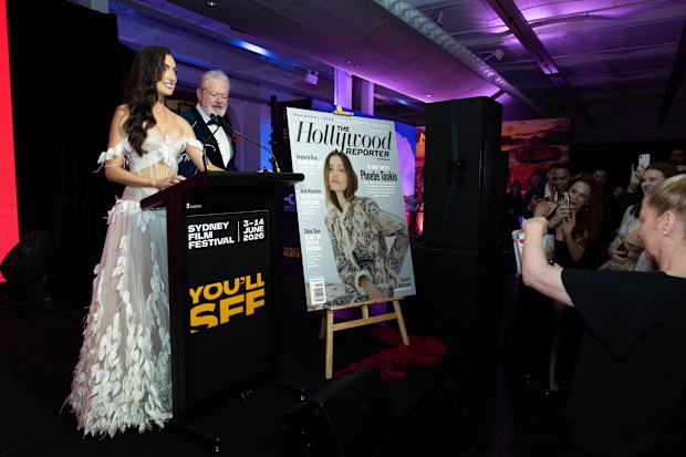 Paris Raine at the Hollywood Reporter Australia launch party
