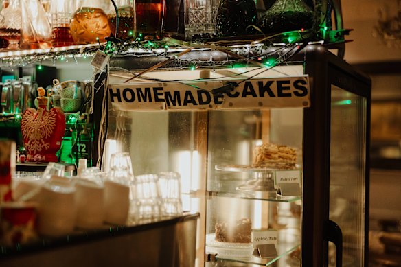 Each cake is made by Halina.