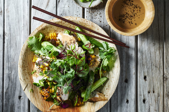 An easy chicken salad with loads of flavour.