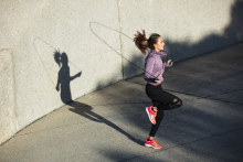 A cheap skipping rope can make for a heart-pumping workout.