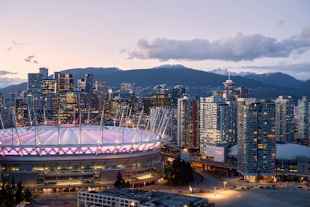 BC Place in Vancouver.