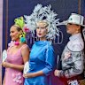 Fashions on the Field contestants at the Melbourne Cup.