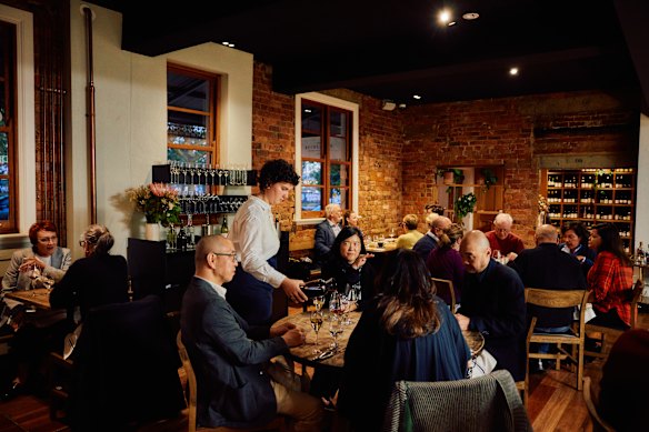 Inside The Recreation’s lively bistro.