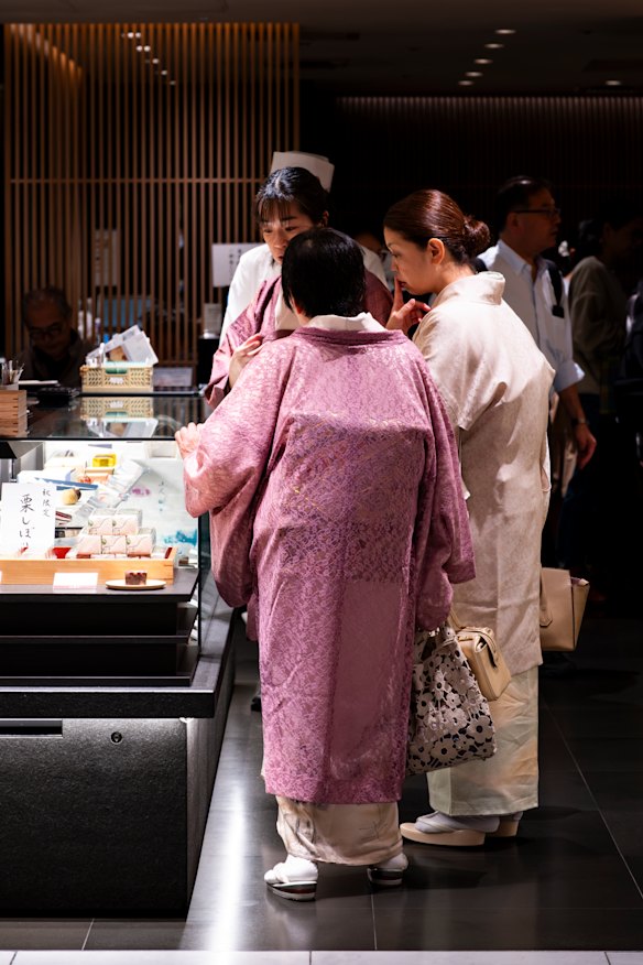 Shoppers at Shinjuku’s Isetan.