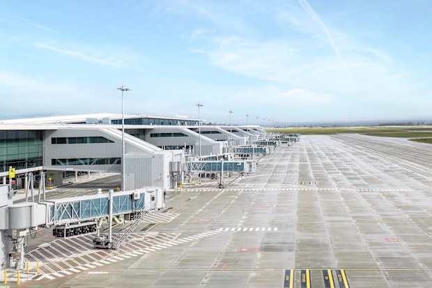 Airbridges at the new Western Sydney International (Nancy-Bird Walton) Airport.