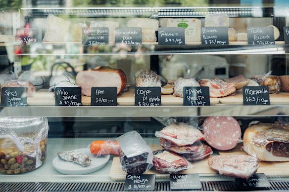 Deli meats are sliced to order.