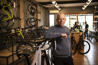 Woolys Wheels bike store owner Michael Kamahl has been in the business a long time. He’s never seen the market like this.