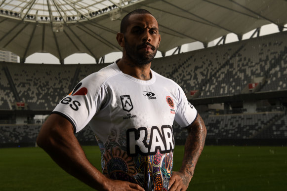 Indigenous pin-up Josh Addo-Carr.