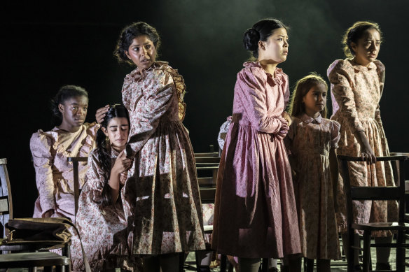 NT Live’s production of The Crucible offers exquisitely rendered insight into the play’s enduring social tragedy.