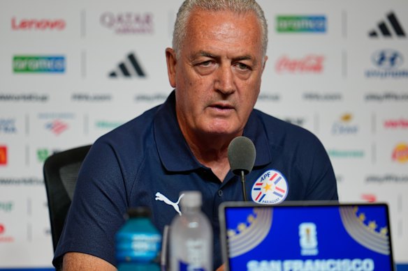 Paraguay head coach Gustavo Alfarofronts media on Wednesday (Thursday, AEST) ahead of the Socceroos clash.