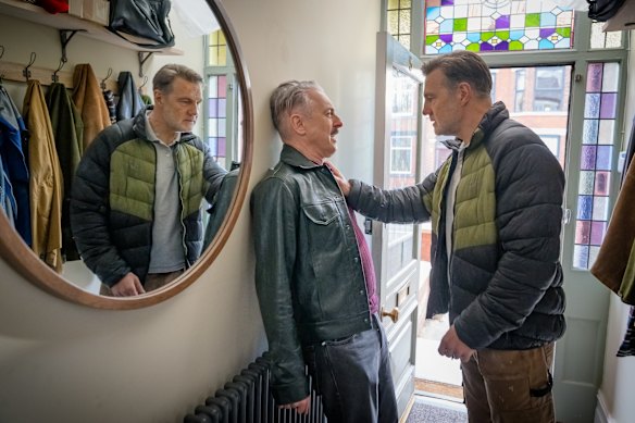 Alan Cumming (left) and David Morrissey as neighbours Leo and Clive in Tip Toe. 