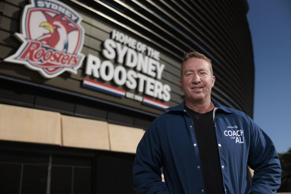 Trent Robinson brings up 300 games as Roosters coach against Wests Tigers on Sunday.