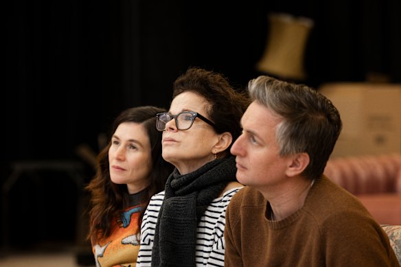 Yael Stone, Thornton and Ash Flanders in the test.