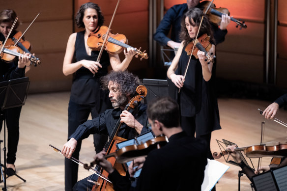 Cellist Nicolas Altstaedt performs with the Australian Chamber Orchestra on Sunday.