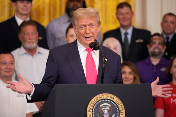 Donald Trump’s so-called “Liberation Day” tariffs sparked a volatile year for super funds.