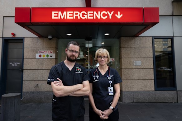 Dr Brendan Morrissey and Dr Jacqueline Maplesden of St Vincent’s Hospital.
