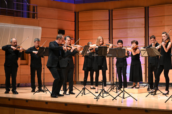 The Australian Chamber Orchestra performs at the City Recital Hall.