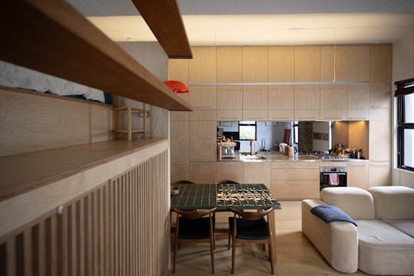 Ed Lippmann said most of the project was “just joinery”.