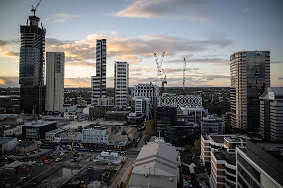 Downtown Parramatta is flourishing. 