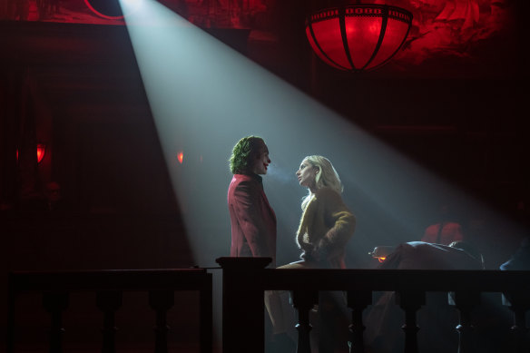 Joaquin Phoenix and Lady Gaga in Joker: Folie a Deux.