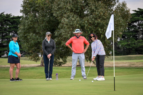 Golf instructor Anthony Bergin has seen first-hand the increase in interest in golf. 