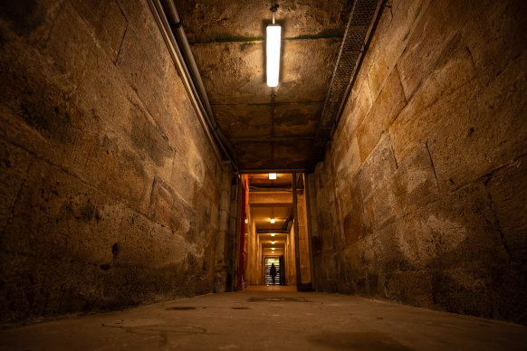 Tunnels beneath the old Darlinghurst Gaol for Sydney Open. 