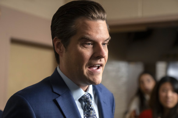 Mutiny leader and fellow Republican, Florida Representative Matt Gaetz.