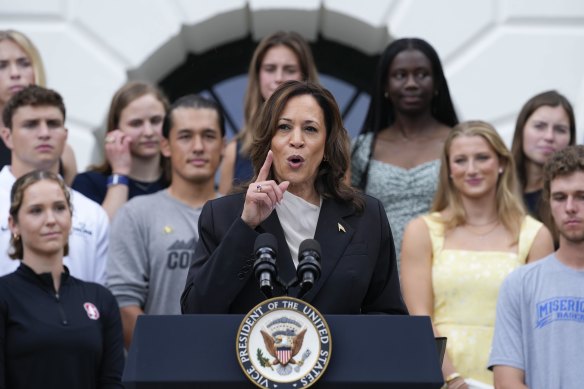 US Vice President Kamala Harris is looking to lure young voters to her campaign.