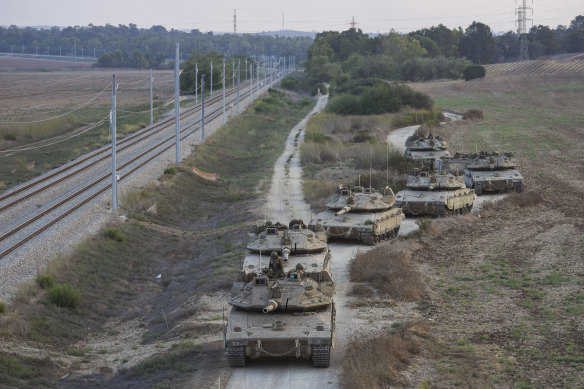Israeli tanks have been stationed at the border for almost two weeks, awaiting the green light.