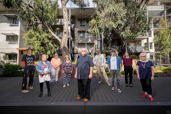 Some of the residents facing relocation as HousingFirst aims to sell their homes to the private market.