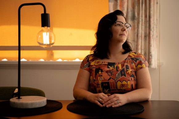 Alyce Rollason has had a 45 per cent rent increase which forced her from her inner west rental home.